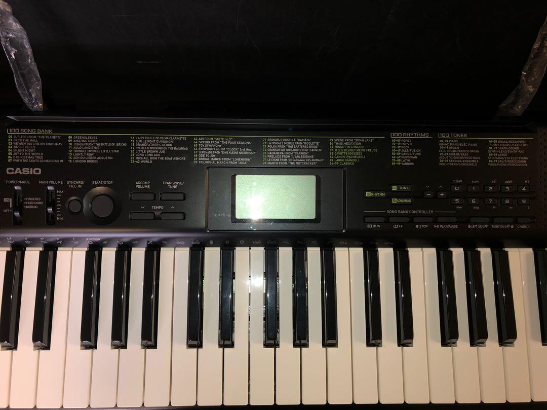Casio electronic keyboard 電子琴 CTK1100 CTK 1100, 興趣及遊戲, 音樂、樂器 & 配件, 樂器