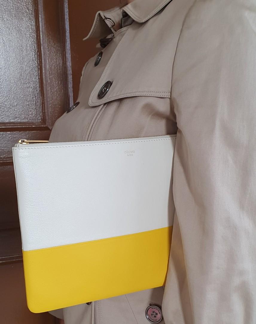 CELINE Authentic leather clutch (Category: Luxury Bags & Wallets) located in Paranaque City. Submitted by beleescloset (Listing ID 1029975586, Image 2). Description: almost new in excellent condition complete with Céline dustbag, box and authenticity card deliveries outside Metro Manila will be buyer's arrangement. thank you. once sold and paid, refund or exchange or swap is not accepted..