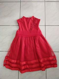 Cheongsam red dress Zara kids