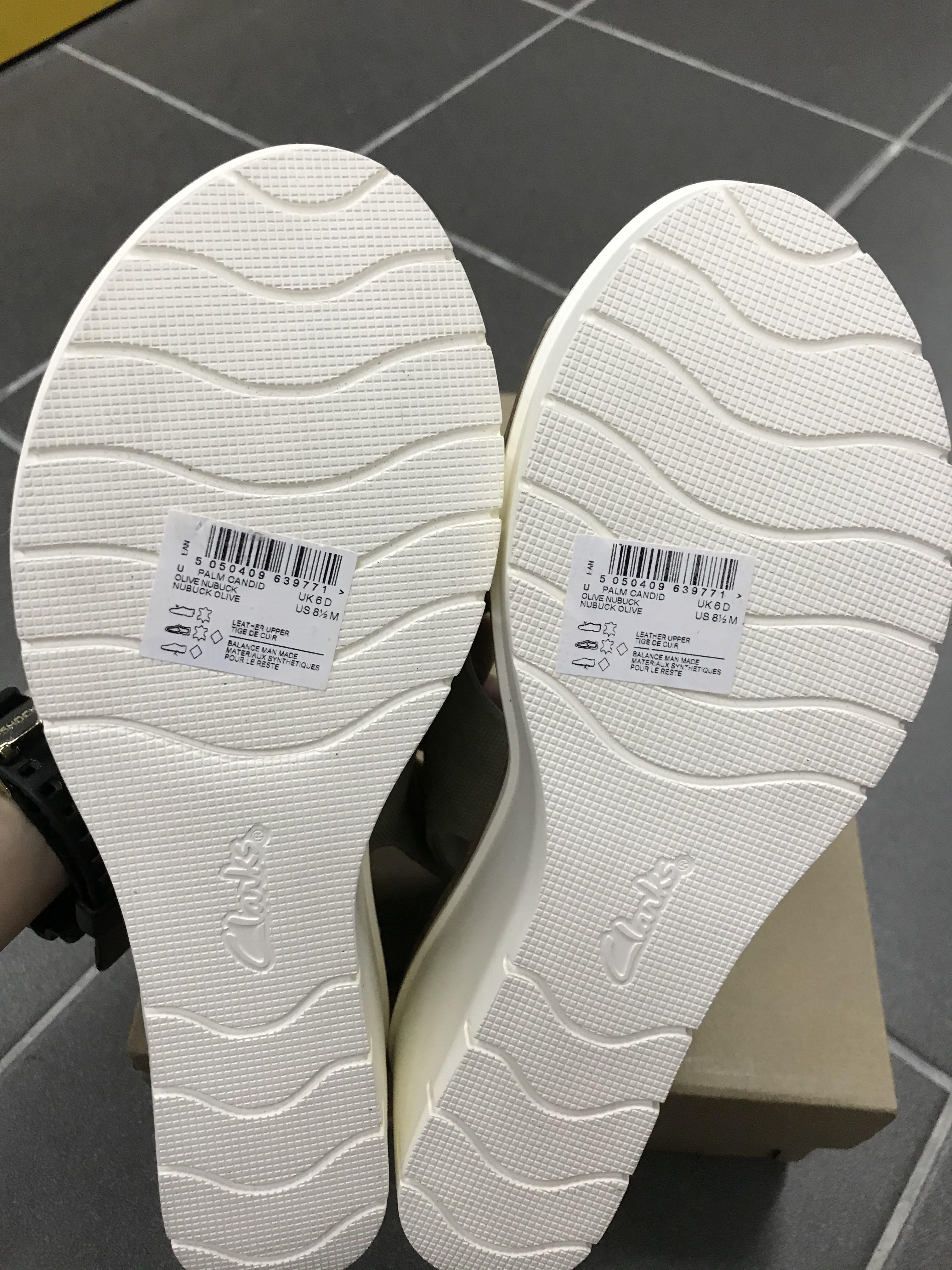Clarks palm store candid silver