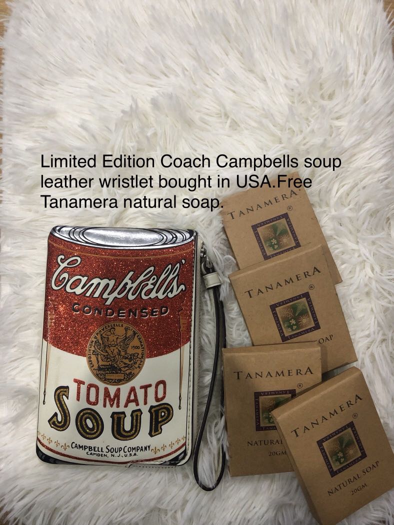 Coach campbell soup clearance wallet
