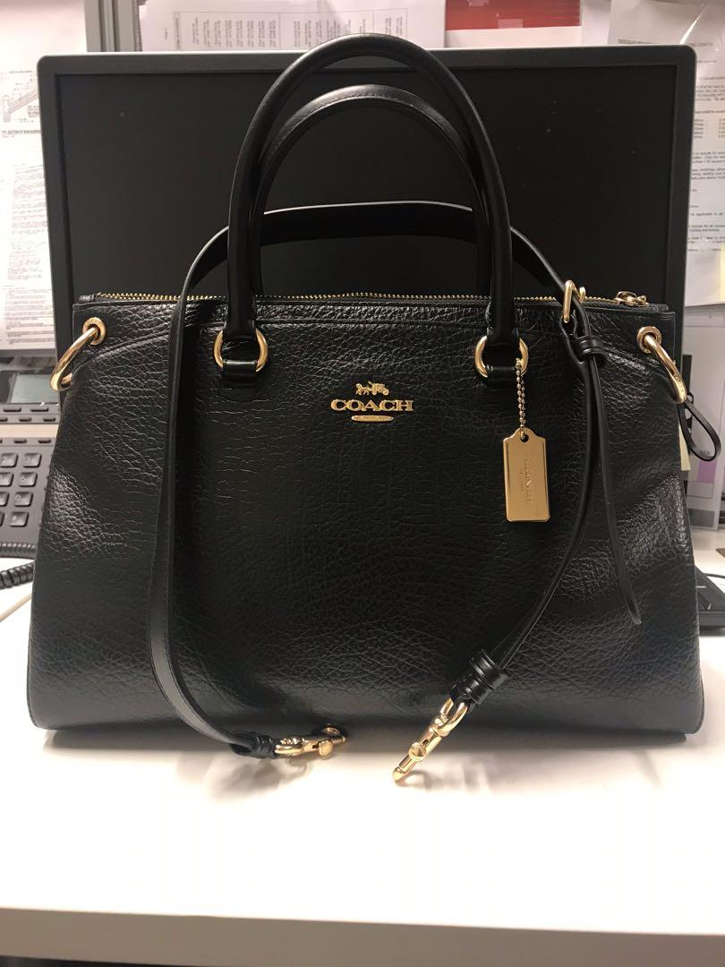 Coach mia satchel black Clearance