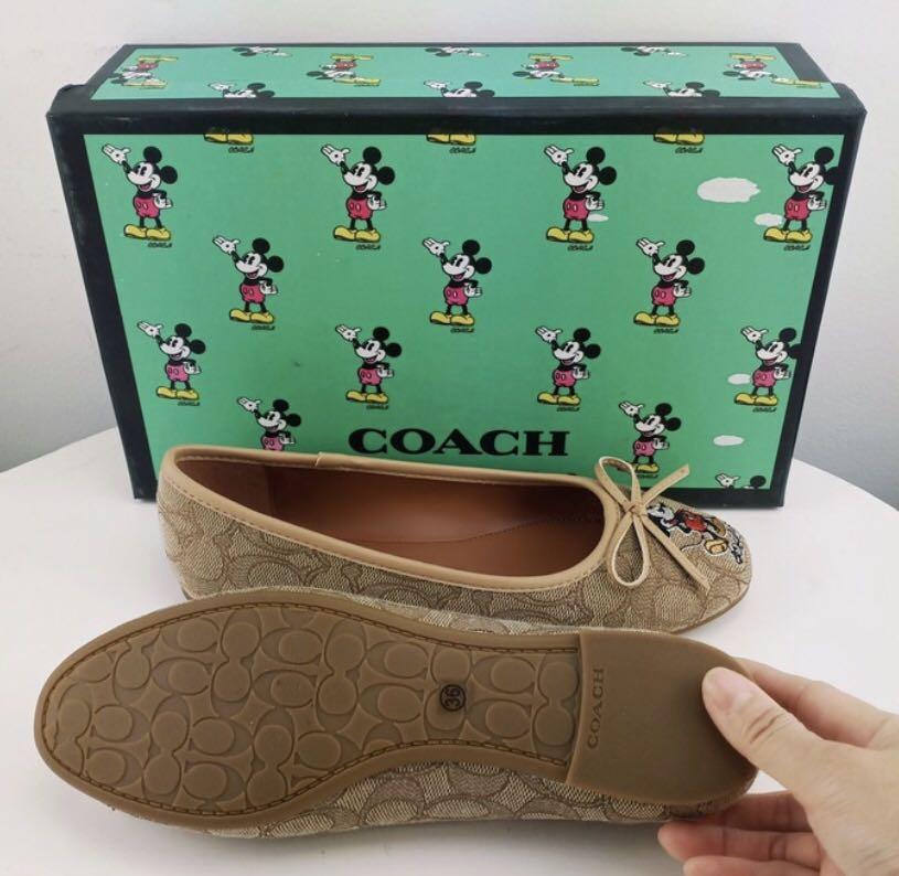 Coach mickey mouse shoes best sale