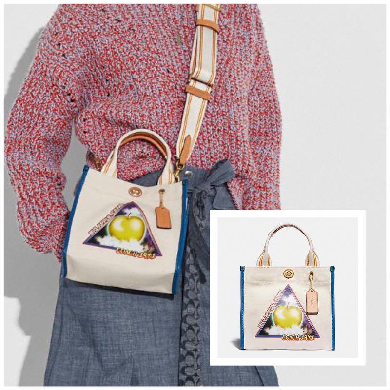 Coach big apple clearance tote