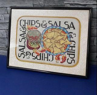 Sale ‼Reduced‼Cross Stitch with Frame
