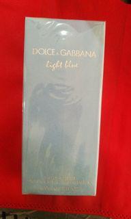 D&G light blue woman in orig box