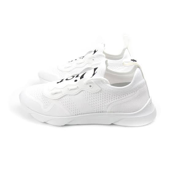 womens white dior trainers