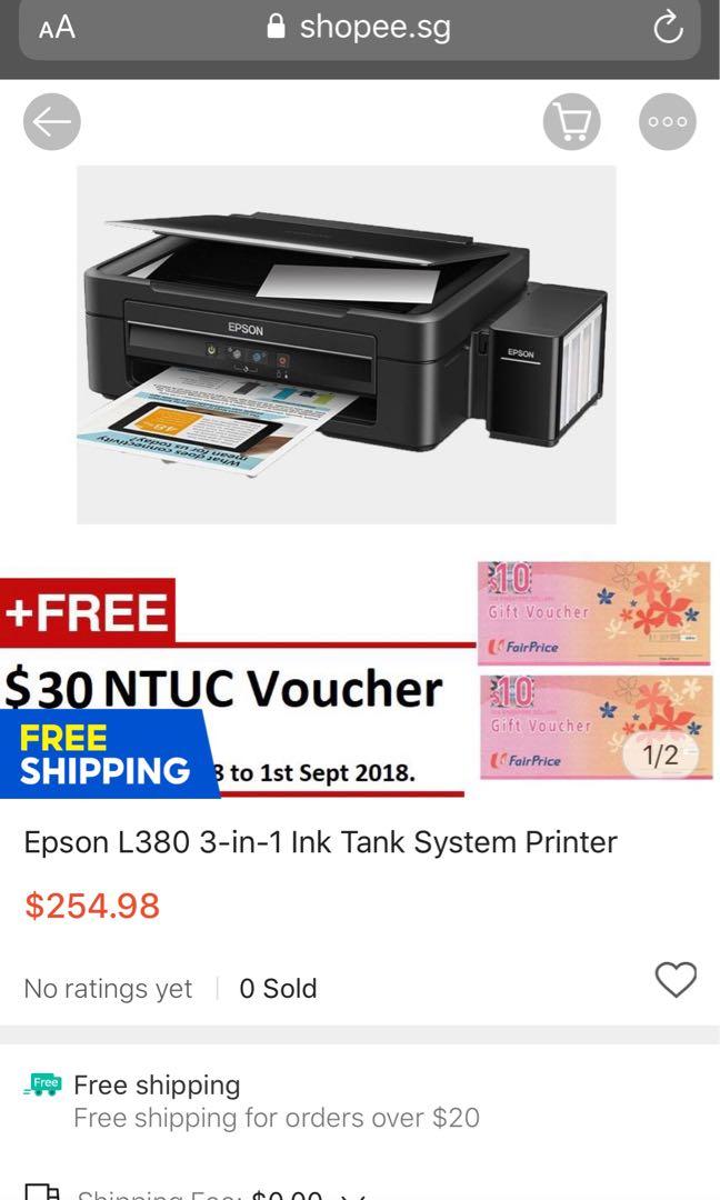 epson printer l380 price