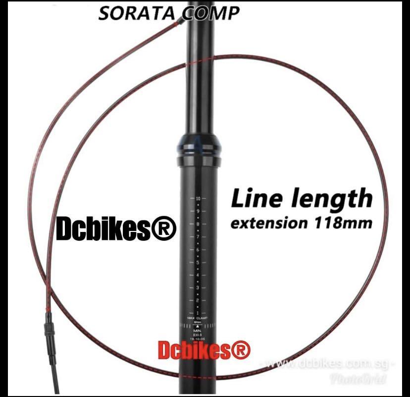 External Routing Dropper SeatPost Satori Sorata Comp 31.6mm/125mm ...