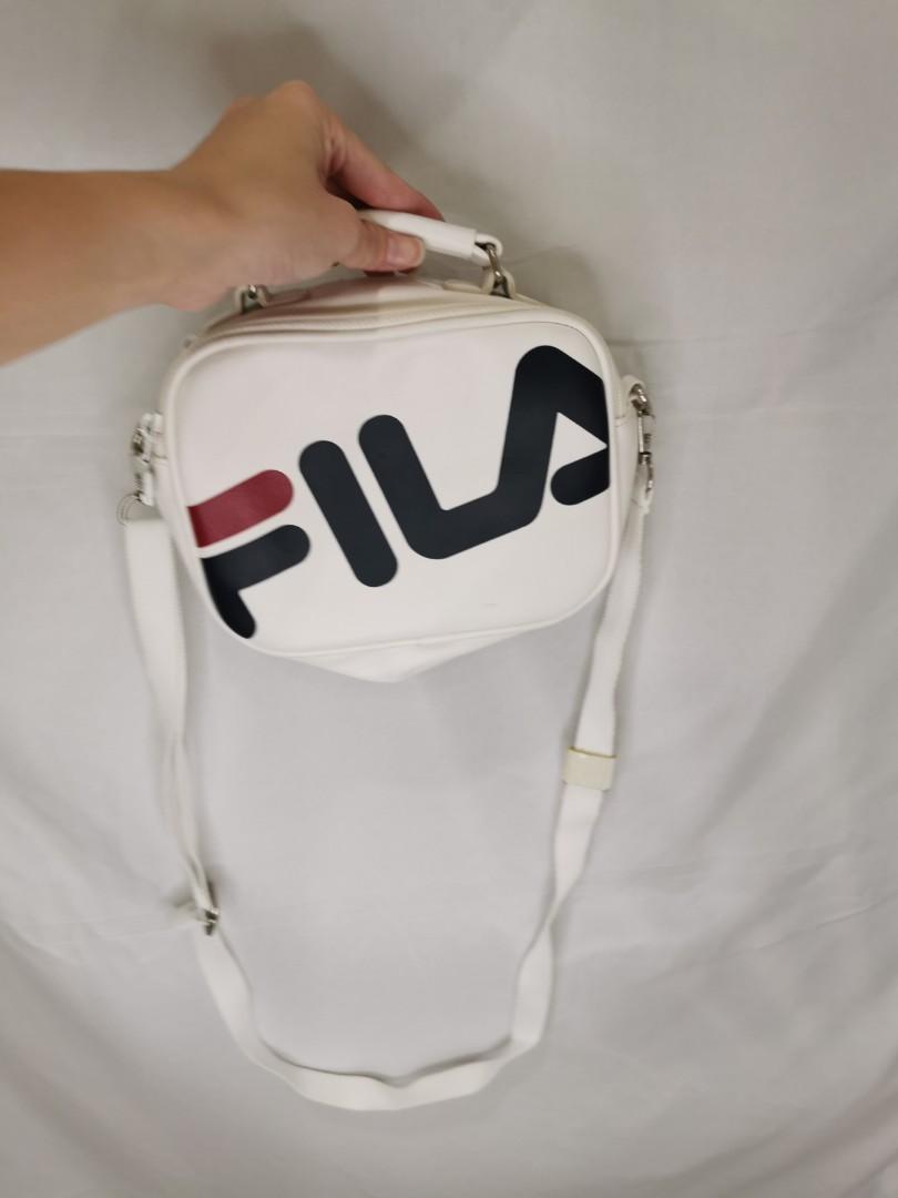 fila logo sling bag