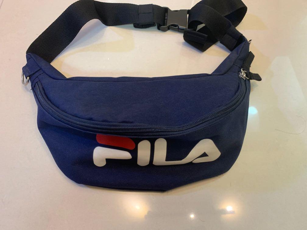 fila blue fanny pack