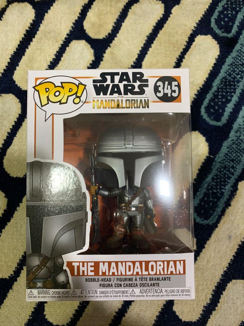 Funko Pop Star Wars The Mandalorian The Mandalorian New Beskar Armor Toys Games Action Figures Collectibles On Carousell
