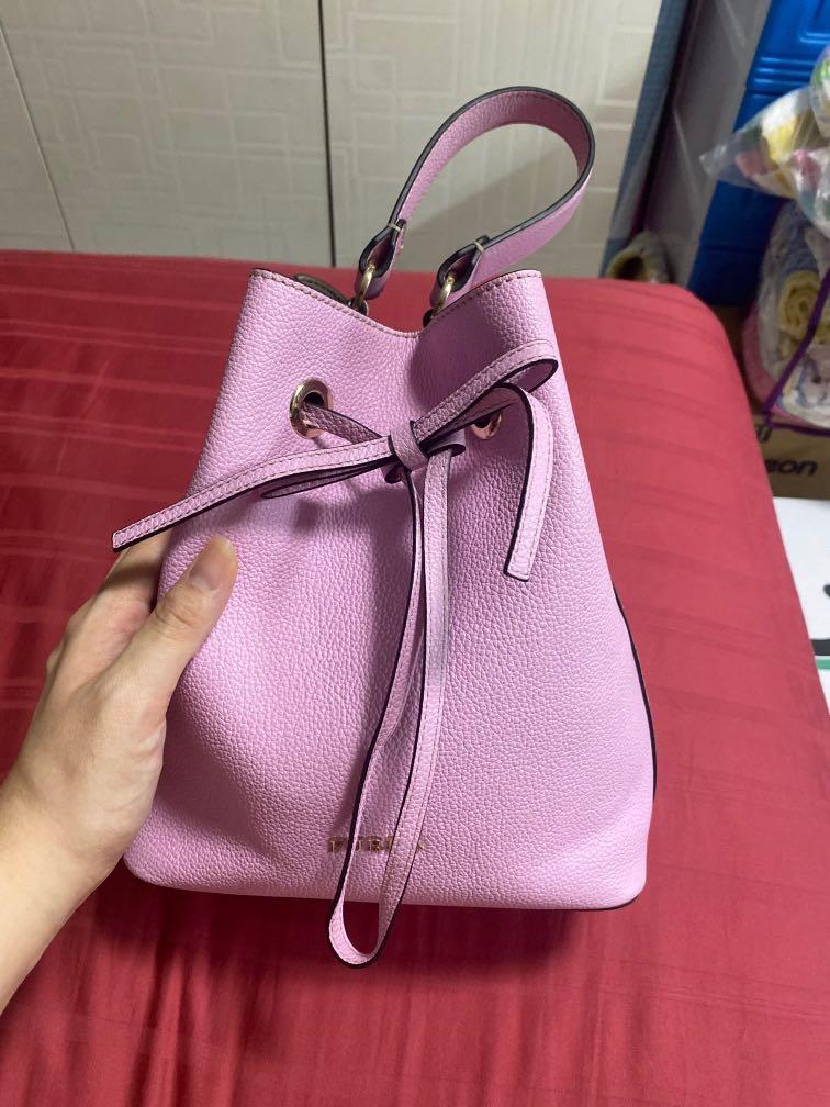 Baby pink bucket bag discount