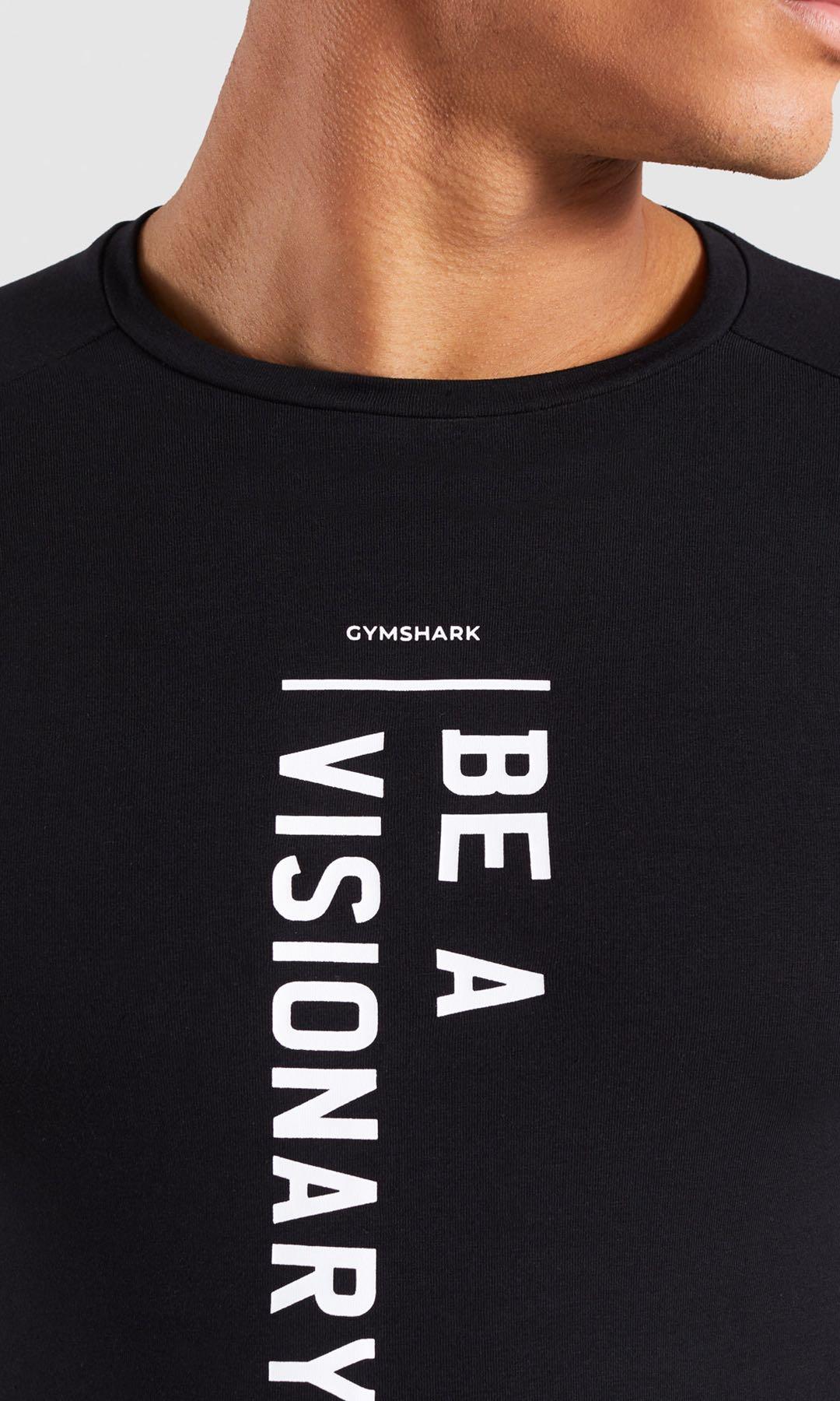 Gymshark be a visionary t shirt clearance