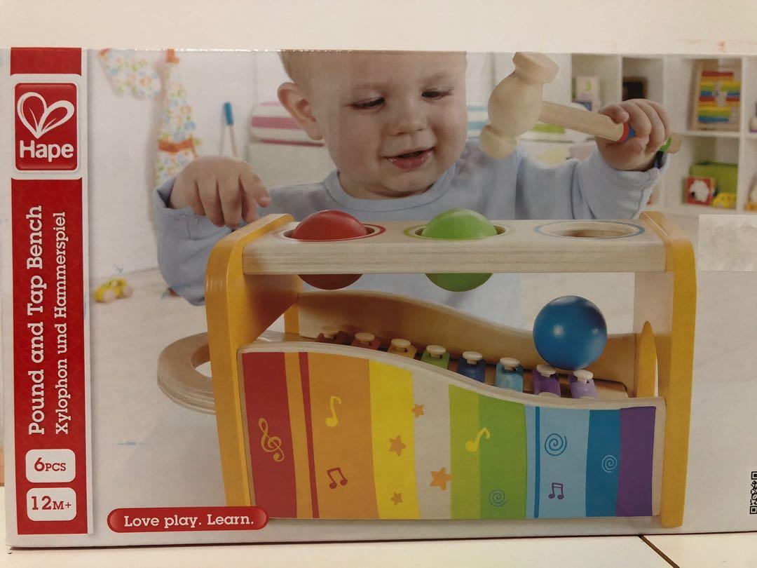 Hape Pound And Tap Bench Babies Kids Toys Walkers On Carousell