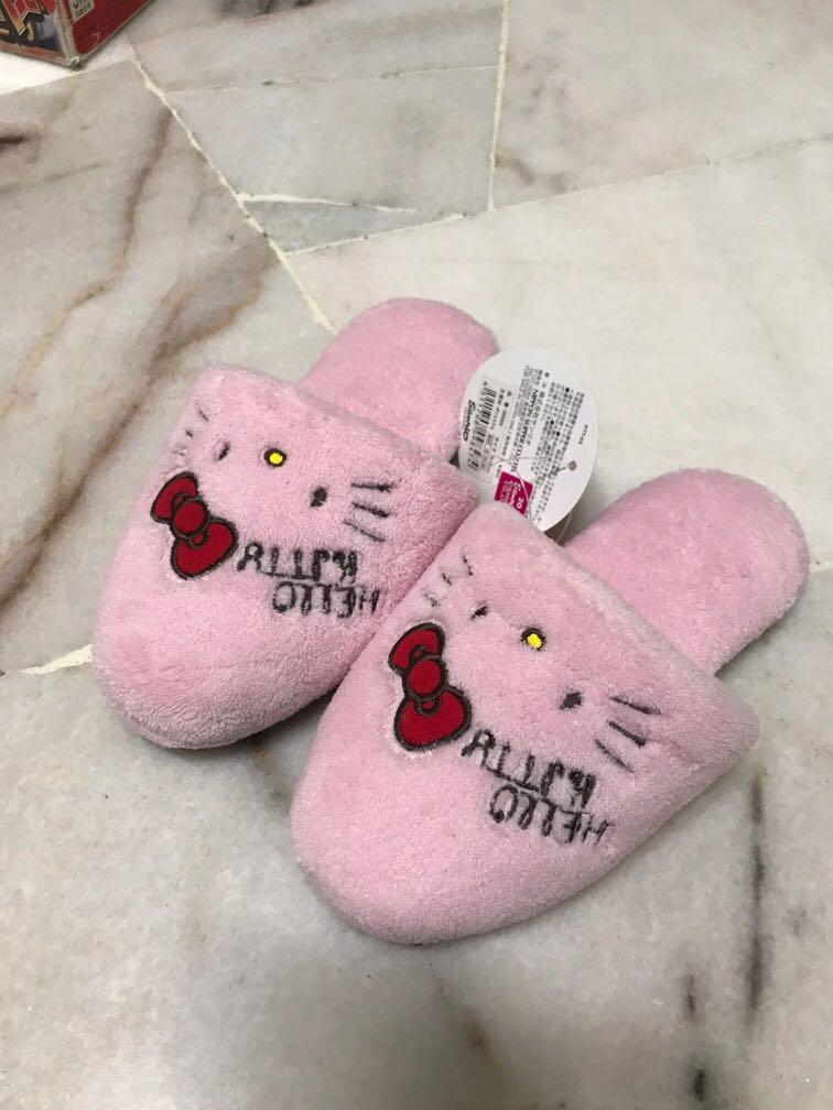Hello Kitty Bedroom Slippers Babies Kids Girls Apparel 1 To 3 Years On Carousell