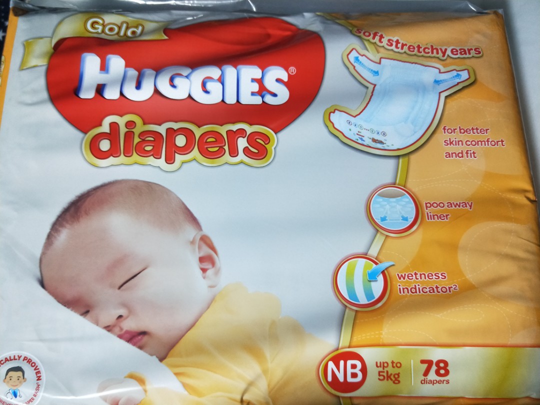 Huggies Diapers Newborn, Babies & Kids, Bathing & Changing, Diapers