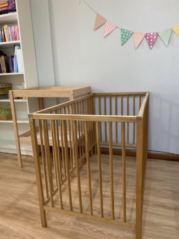 Ikea Sniglar Baby Cot and Changing Table Babies & Kids, Baby