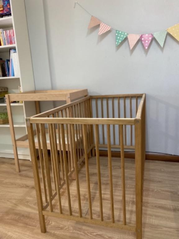 Ikea Sniglar Baby Cot and Changing Table Babies & Kids, Baby