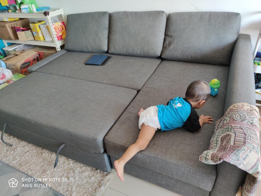 Ikea Sofa Bed Friheten Home Furniture Furniture On Carousell