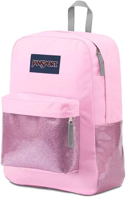 JANSPORT Prism Pink Sparkle Backpack Women s Fashion Bags