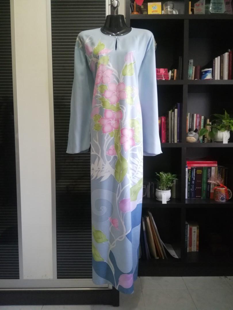 Kaftan Jubah Lengan Panjang Batik Asli Terengganu Women S Fashion Clothes Dresses On Carousell