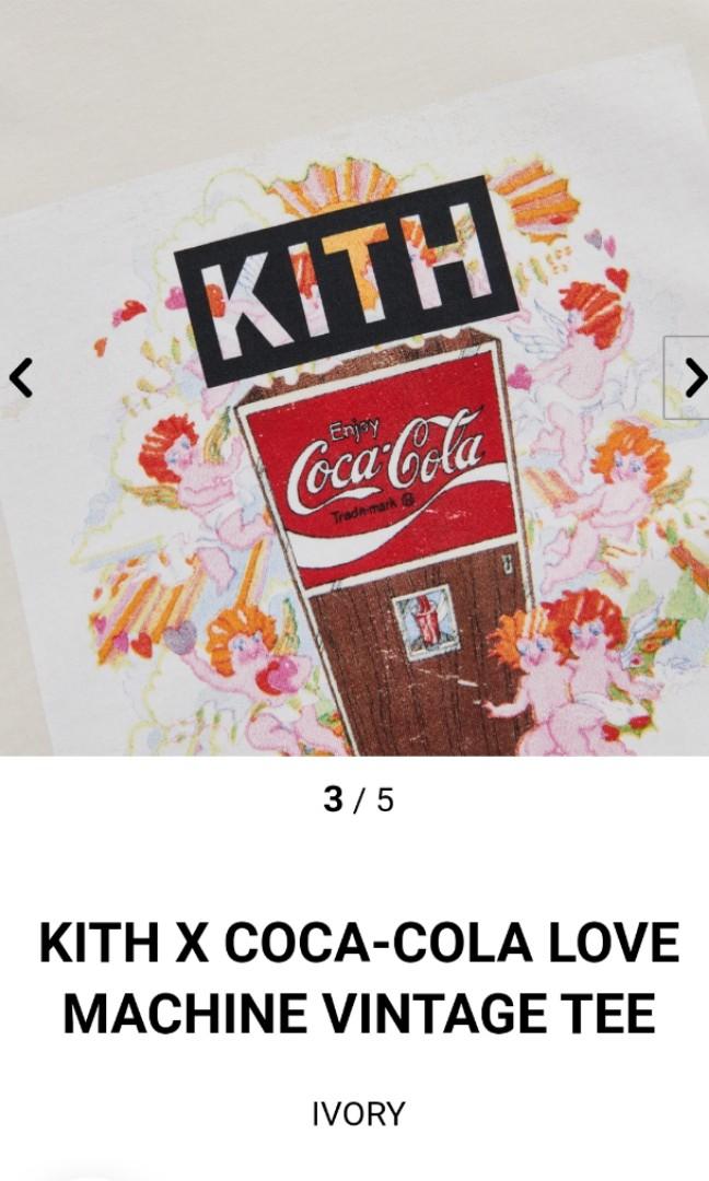 Kith x Coca-Cola Love Machine Vintage Tee - Ivory (Medium)
