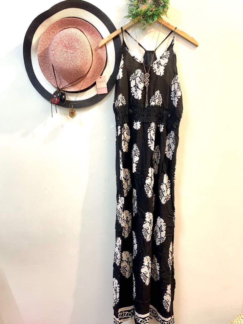 navy blue summer maxi dress