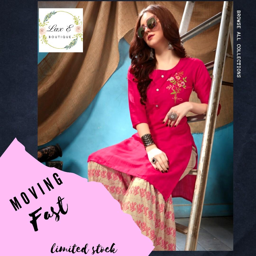 Kurti set - Baju kurung design, Women's 