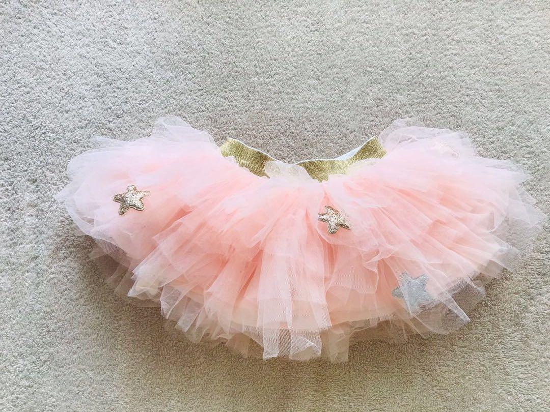 cascading tulle skirt
