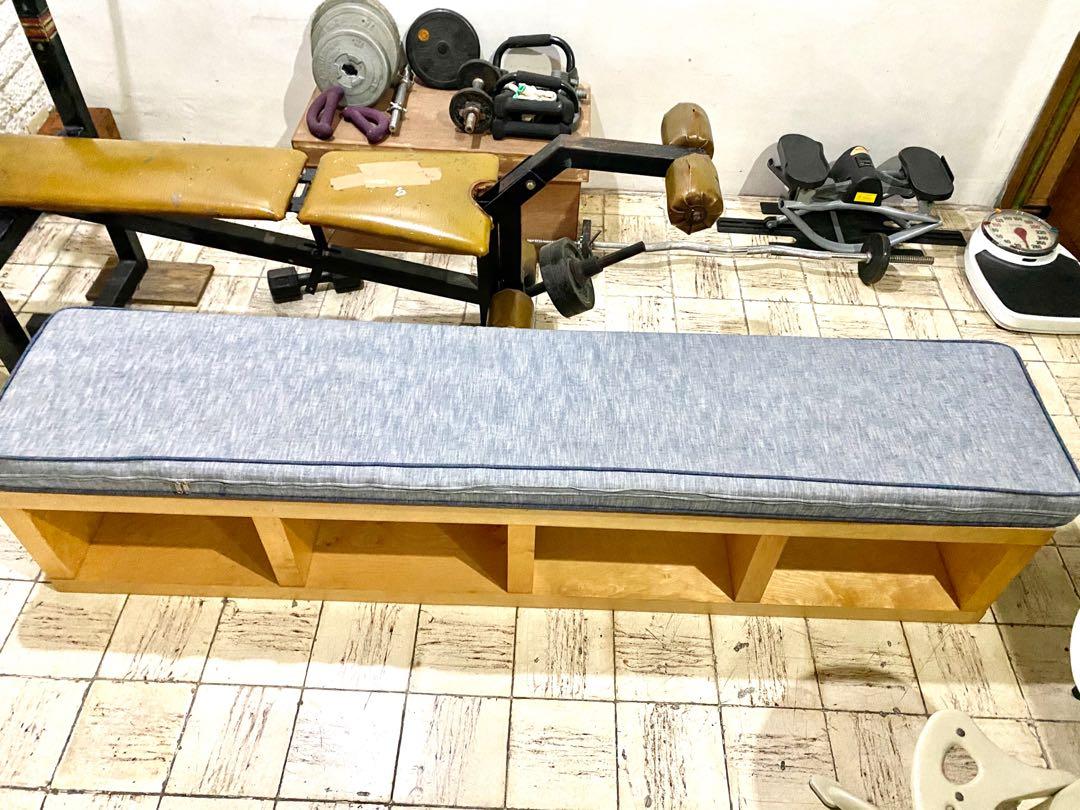 Long chair with cushion, Furniture & Home Living, Furniture, Chairs on Carousell