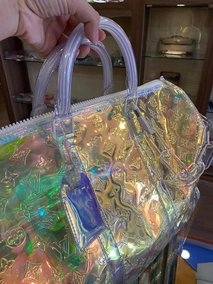 LV iridescent duffle bag  Louis bag, Pretty bags, Bags