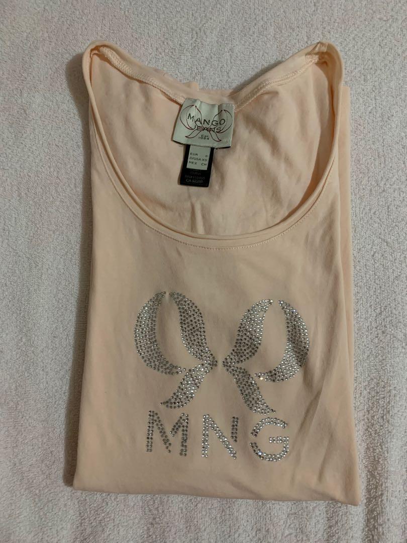 Mango Peach Pink Blouse (Category: Blouses) located in Manila. Submitted by everchic (Listing ID 1029918826, Image 1). Description: Mango Peach Pink Blouse 10/10 condition cute blouse.