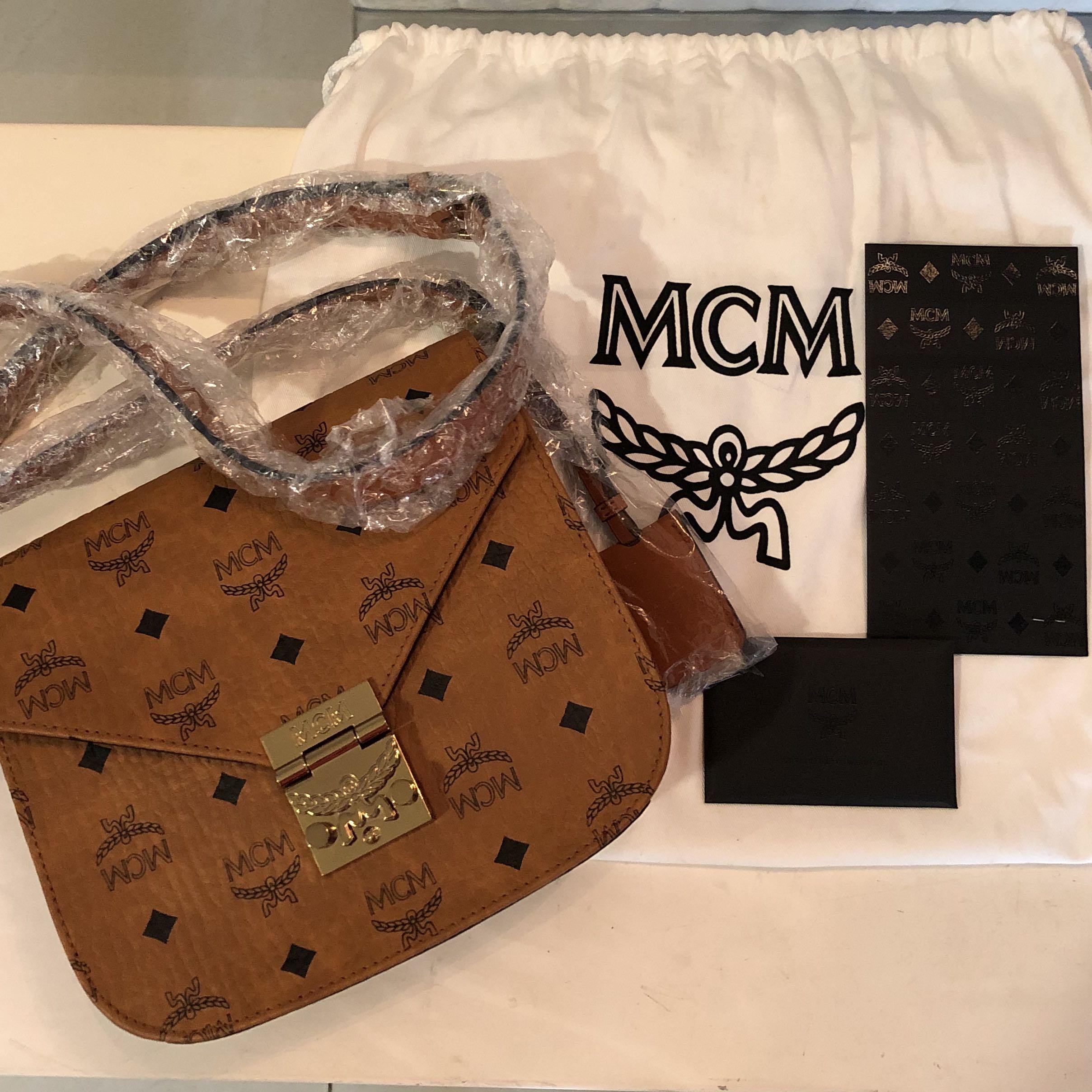 Original Mcm Sling Bag, Luxury, Bags & Wallets on Carousell