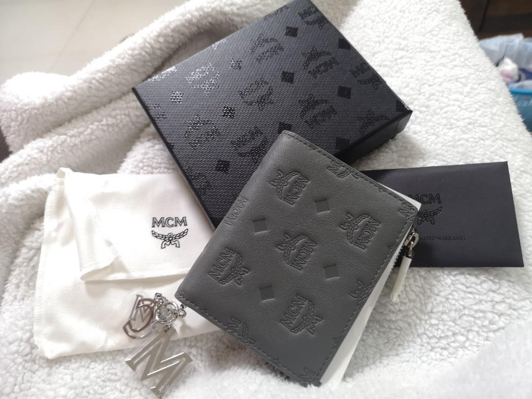 MCM wallet grey color