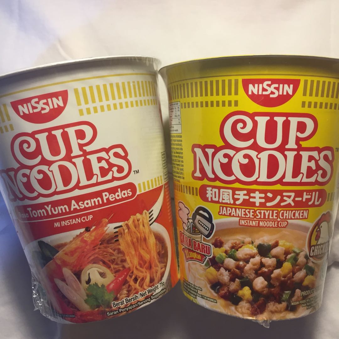 Mie Nissin Cup Makanan And Minuman Makanan Instan Di Carousell