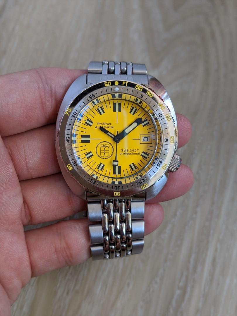 Modded Seiko with SOXA dial handset and Tophat crystal