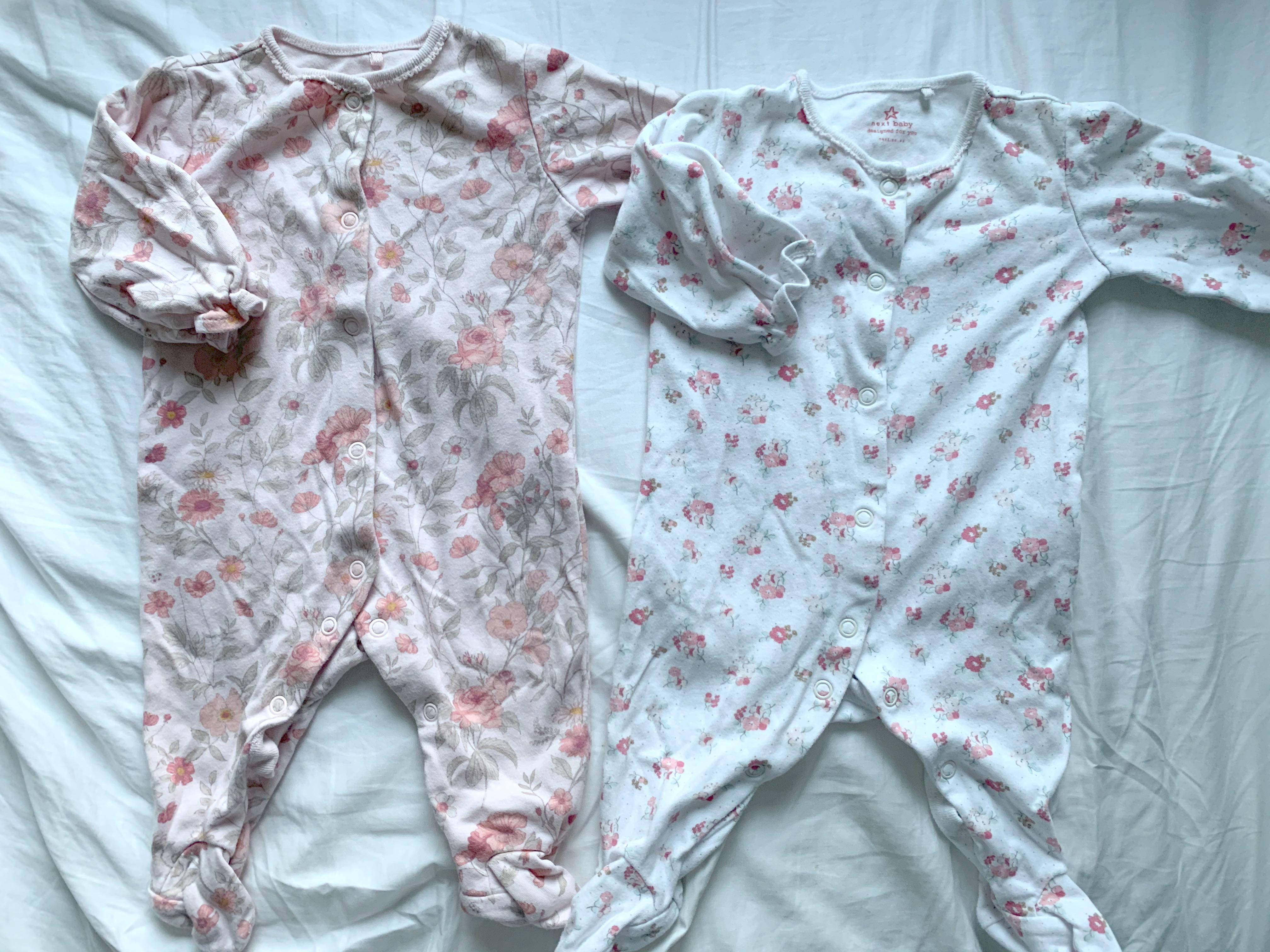 next baby girl babygrows