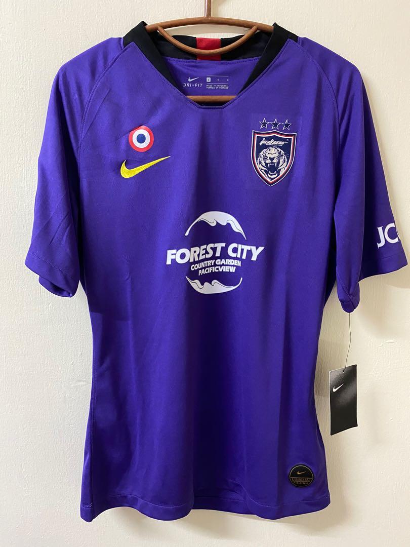 Nike Original Jdt Away Player Issue With Original Asia Champions League Patch Akhyar Rashid Name Set Sports Athletic Sports Clothing On Carousell