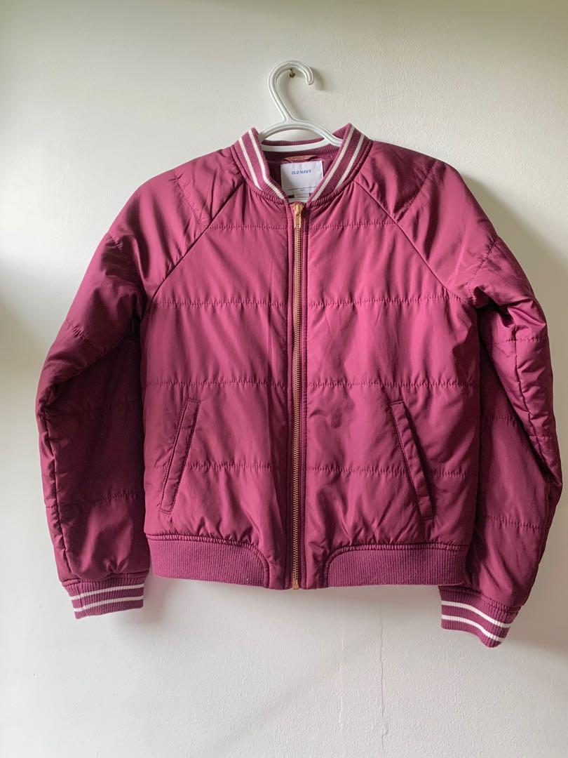 old navy maroon jacket