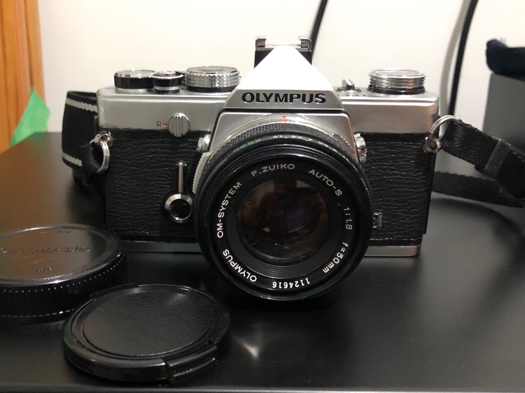 Olympus OM-1 銀色+ F.ZUIKO 50mm f1.8 (OM1), 攝影器材, 鏡頭及裝備 