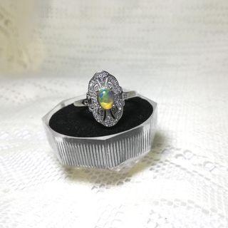 Opal Retro Style Ring 天然奥宝复古风戒指