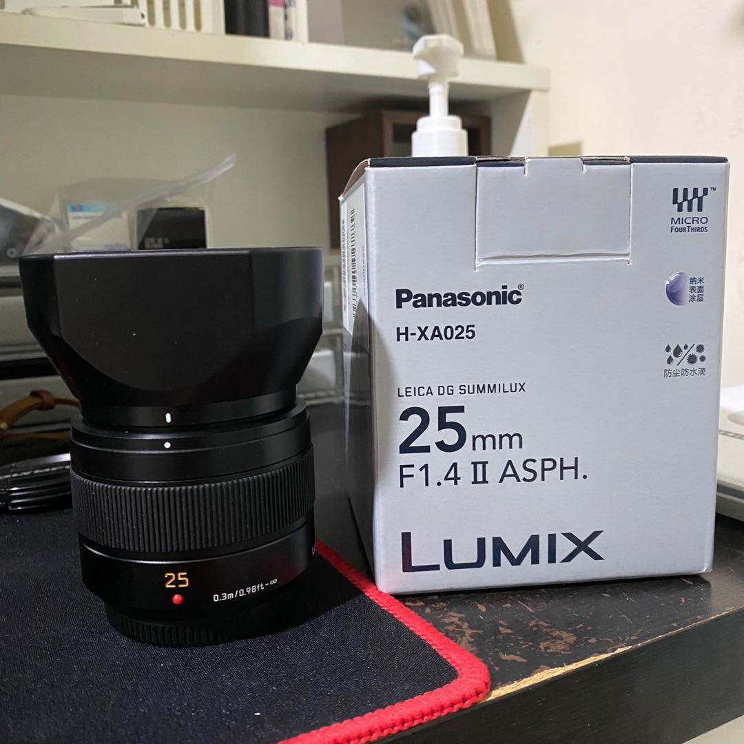 Panasonic Leica DG 25mm f1.4 II (Lumix, Olympus, m43), 攝影器材, 鏡頭及裝備-  Carousell