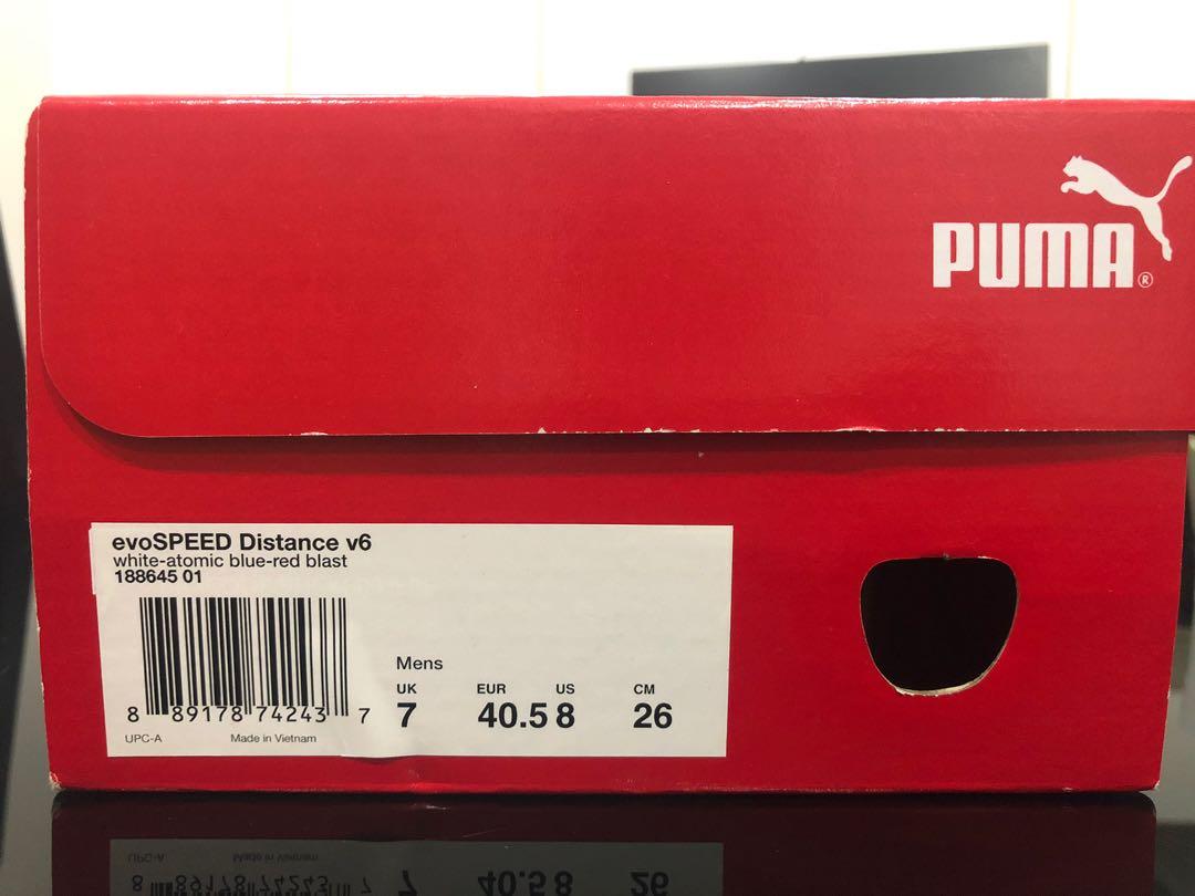puma evospeed distance