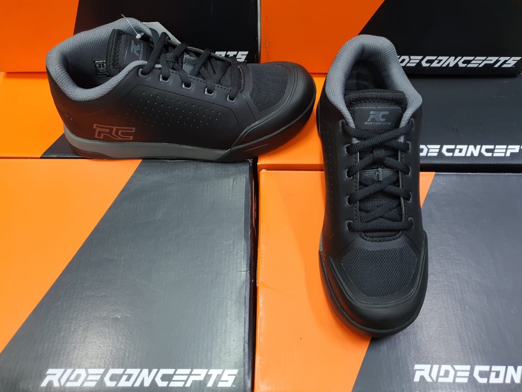 Ride Concepts Powerline MTB Shoe (Black Charcoal), Sports Equipment