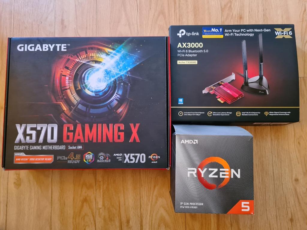Ryzen 5 3600x Gigabyte X570 Gaming X With Wifi And Bt Electronics Computer Parts Accessories On Carousell