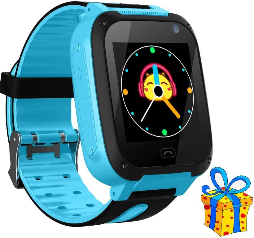 S8P69 Jslai Kids Smart Watch Phone LBS Tracker for 3 12 Year Old Boys Girls with Flashlight Camera Sim Card Slot Touch Screen Game for Children