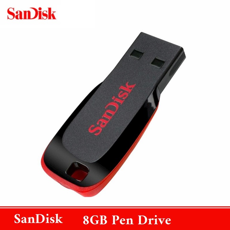 Sandisk Cruzer Blade 8gb Usb 2 0 Flash Drive Pen Drive Electronics Computer Parts Accessories On Carousell
