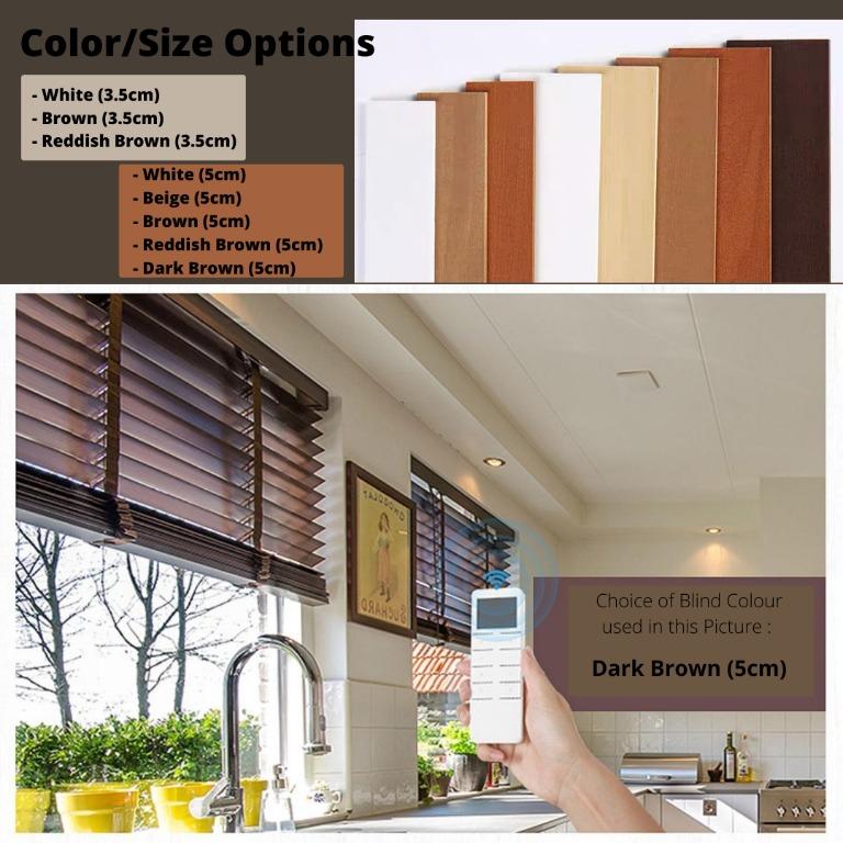 (SG Warranty) Automated Electric Motorised Blind with Dooya