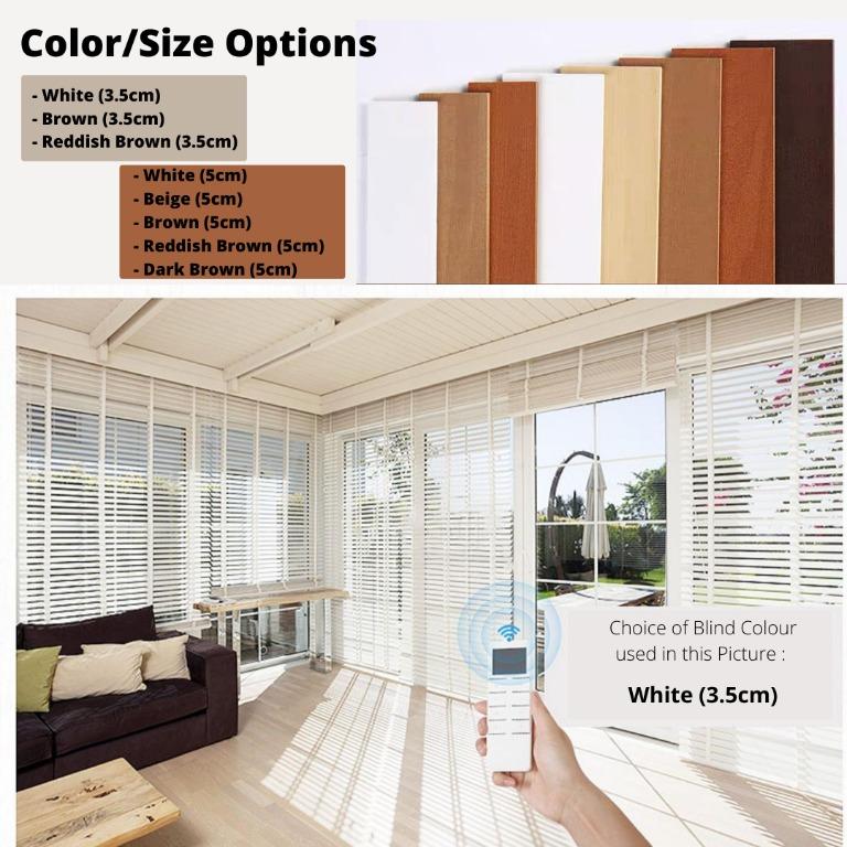 (SG Warranty) Automated Electric Motorised Blind with Dooya